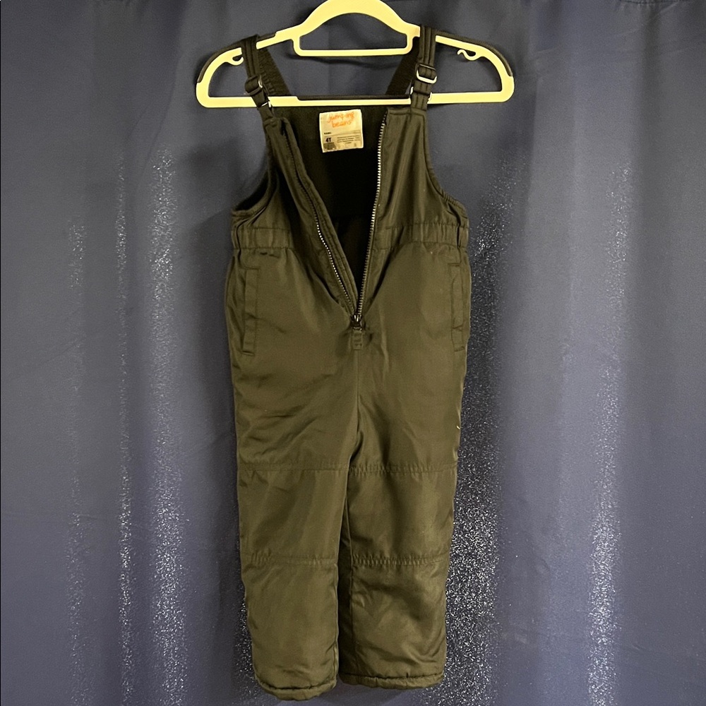 Jumping Beans Toddler black bib snow pants